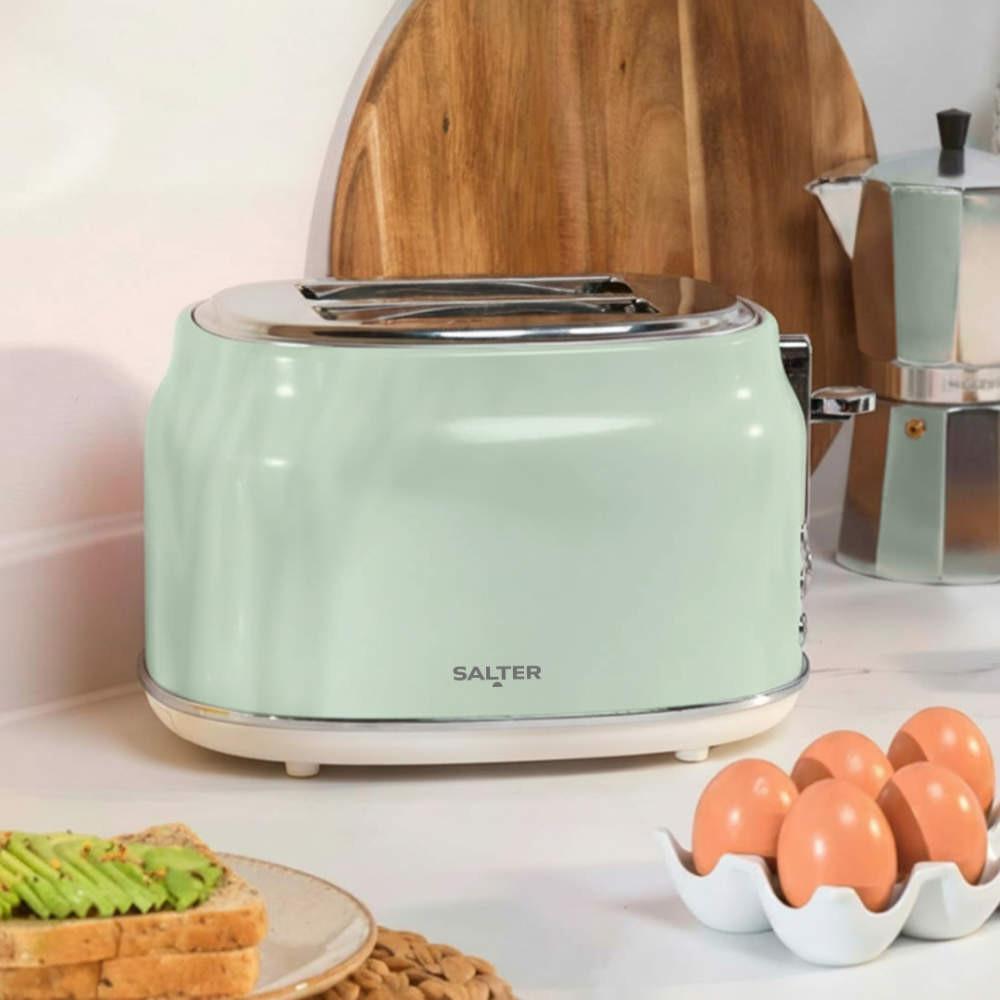 Salter Retro 2-Slice Toaster - Green