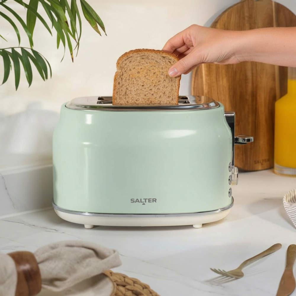 Salter Retro 2-Slice Toaster - Green