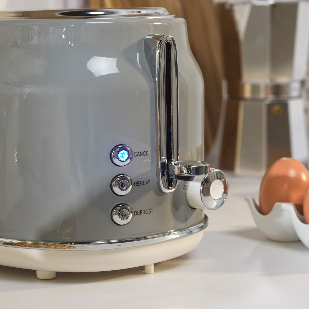 Salter Retro 2-Slice Toaster - Grey