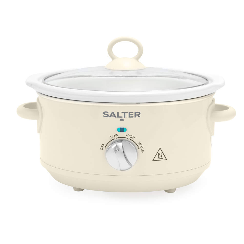 salter Retro 3.5L Slow Cooker – Cream