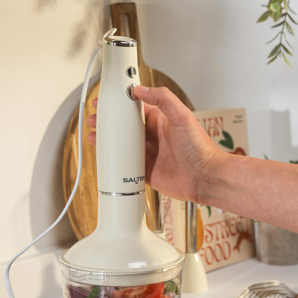 Salter Retro 3-in-1 Blender Set – Cream