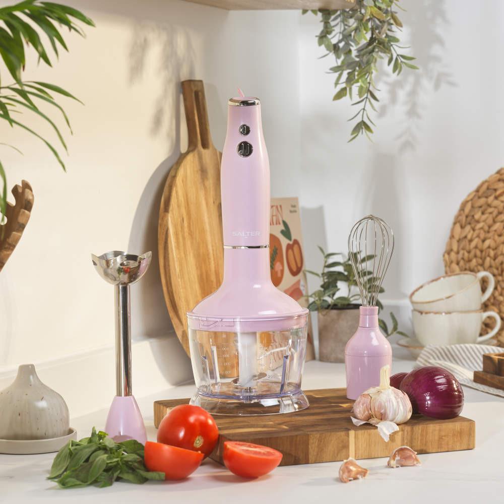 Salter Retro 3-in-1 Blender Set – Pink
