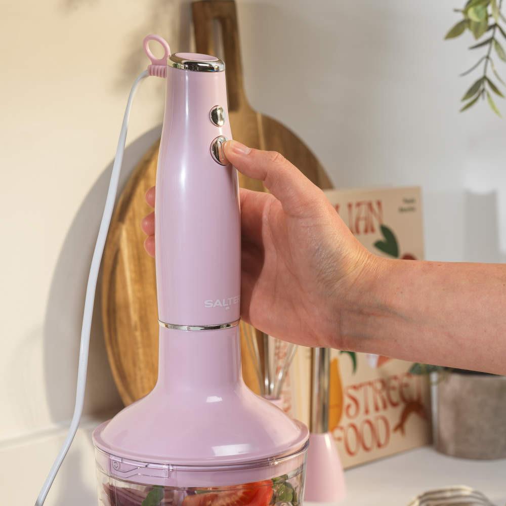 Salter Retro 3-in-1 Blender Set – Pink