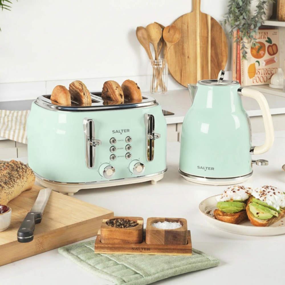 Salter Retro 4-Slice Toaster – Green