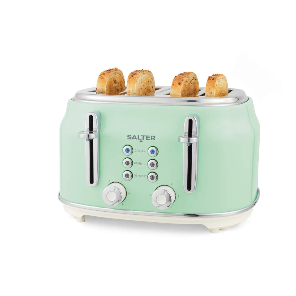 salter Retro 4-Slice Toaster – Green