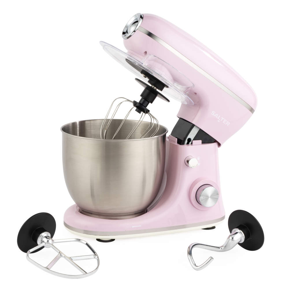 salter Retro 5L Stand Mixer – Pink