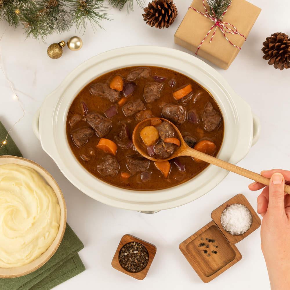 Salter Retro 6.5L Slow Cooker - Cream