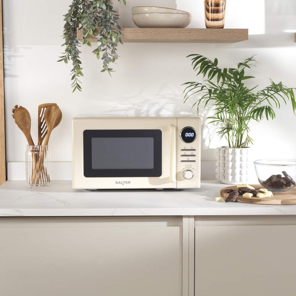 Salter Retro Digital Cream Microwave – 20L