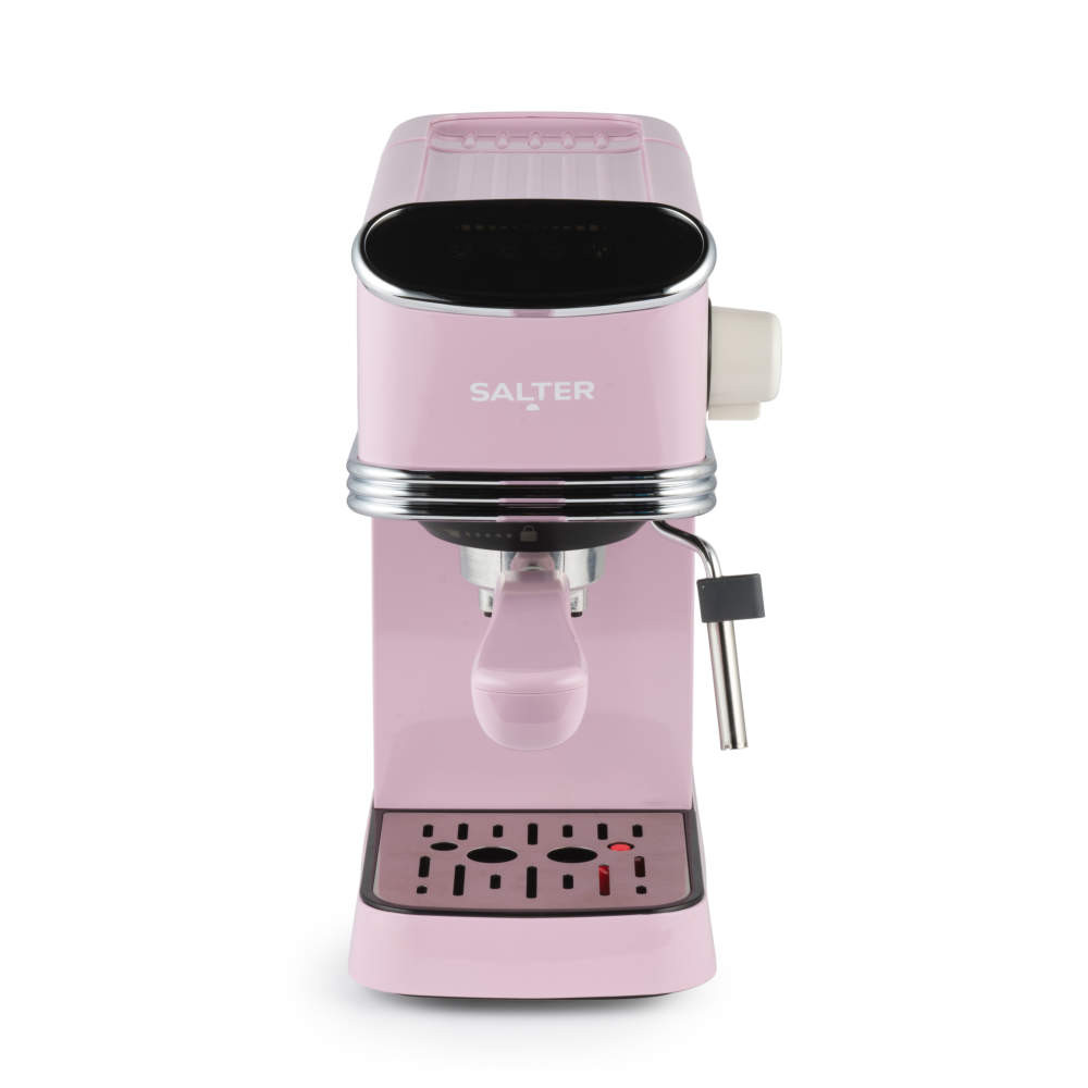 salter Retro Espresso Coffee Machine - Pink