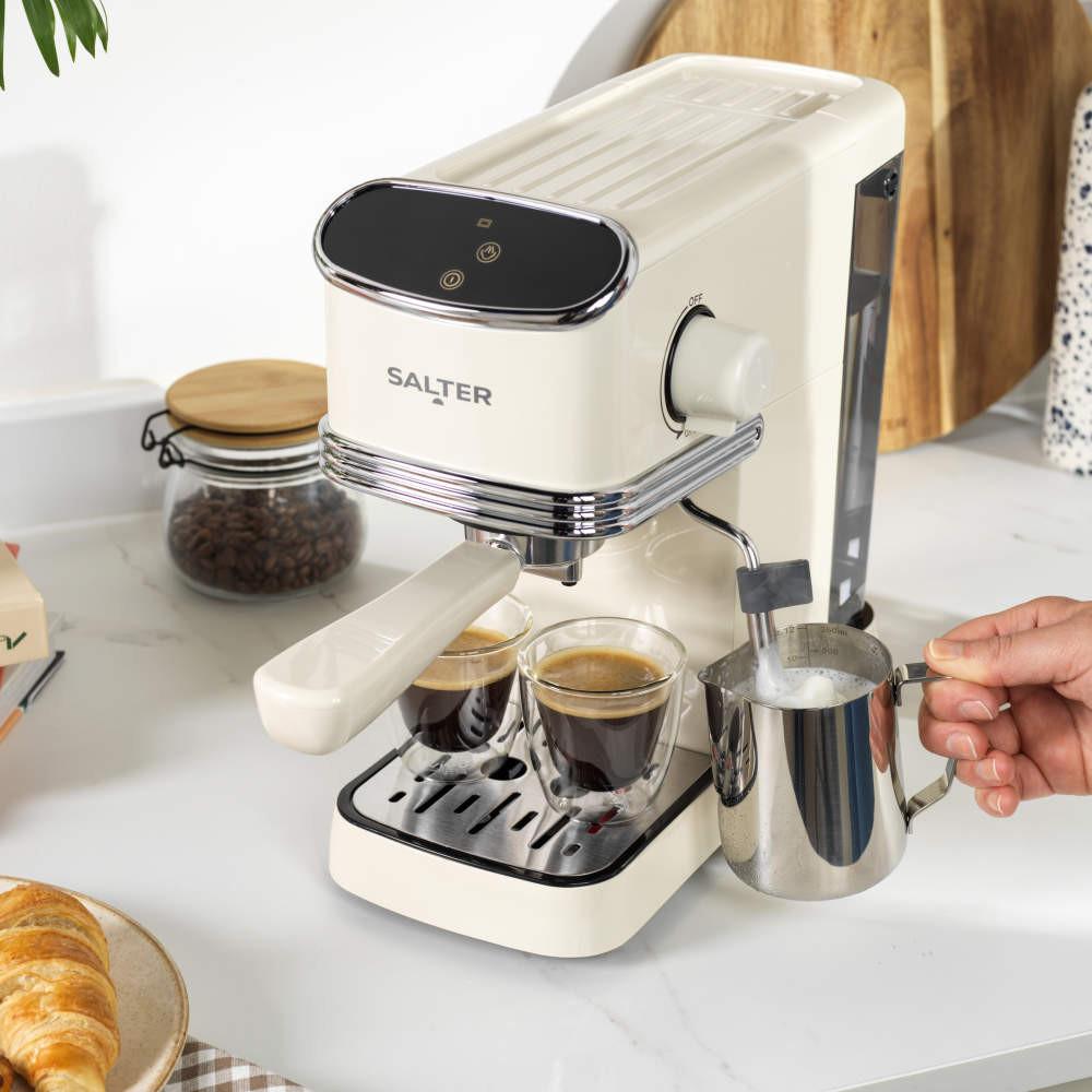 Salter Retro Espresso Machine – Cream