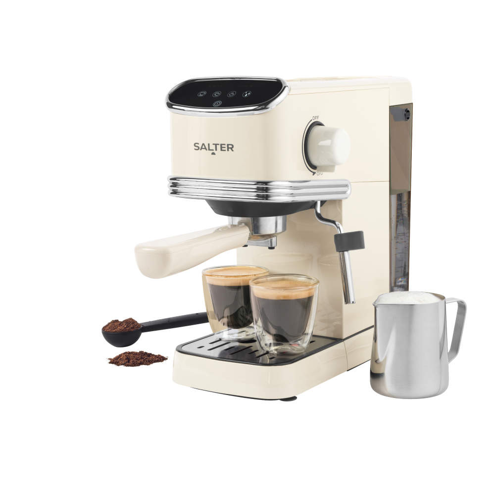 salter Retro Espresso Machine – Cream
