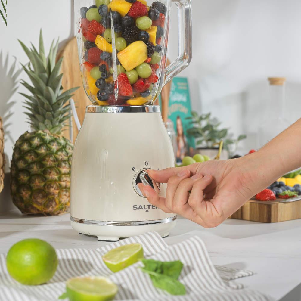 Salter Retro Glass Jug Blender - Cream