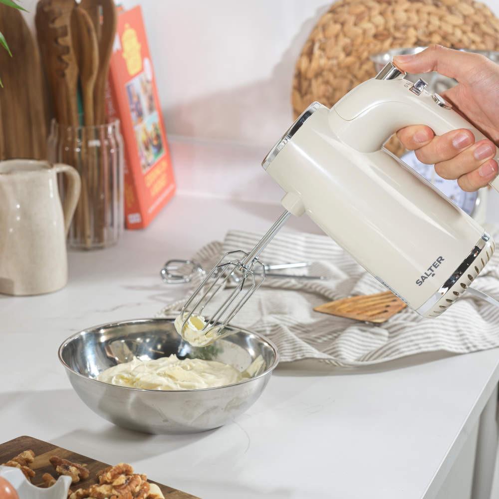 Salter Retro Hand Mixer & Marblestone Cake Tin