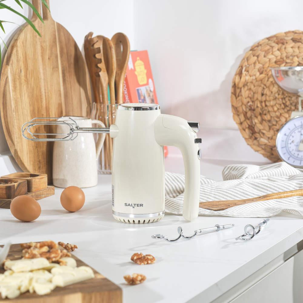 Salter Retro Hand Mixer & Marblestone Cake Tin