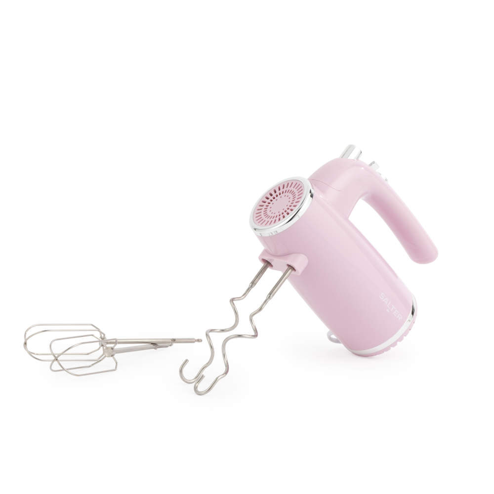 salter Retro Hand Mixer – Pink