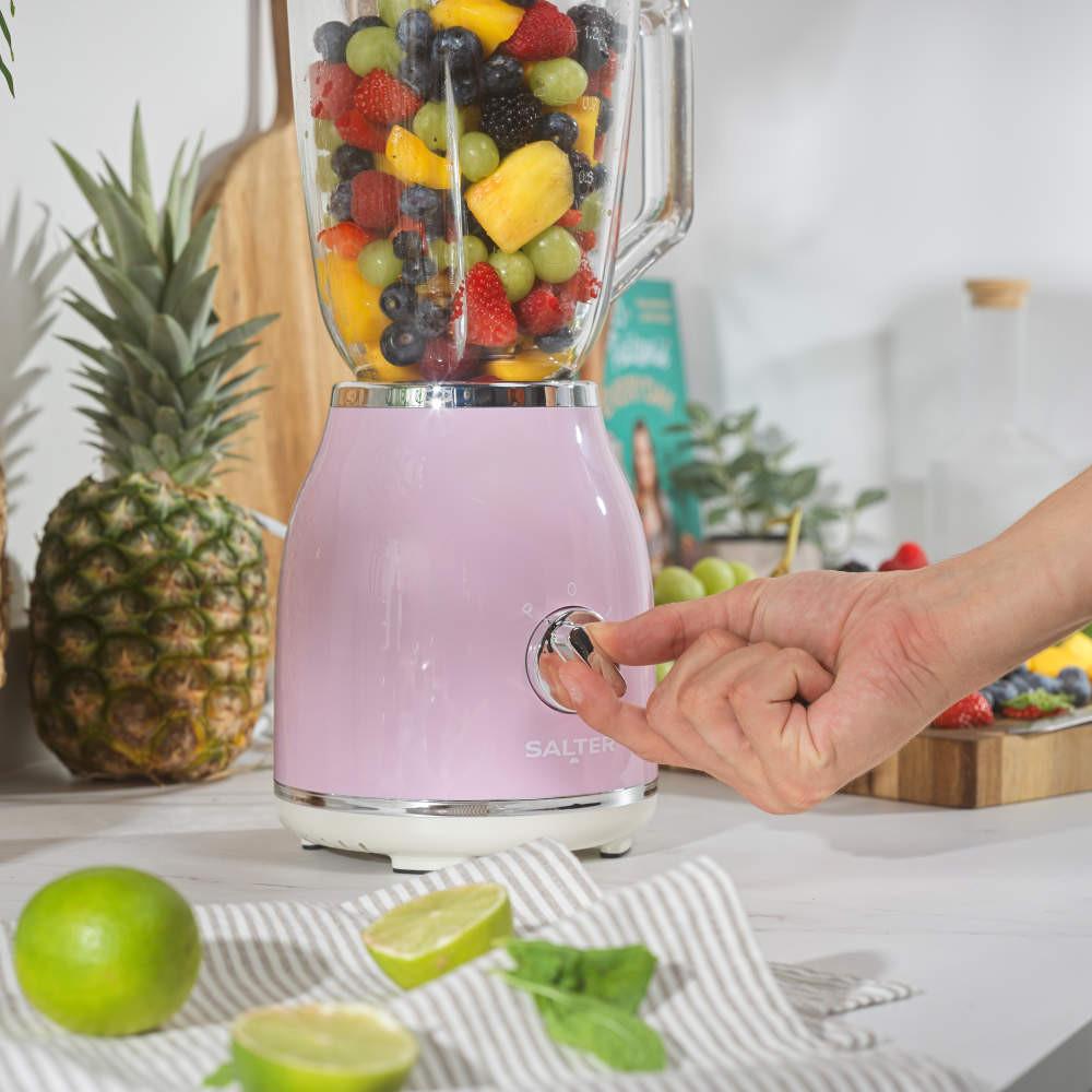 Salter Retro Pink Jug Blender - 1.5L