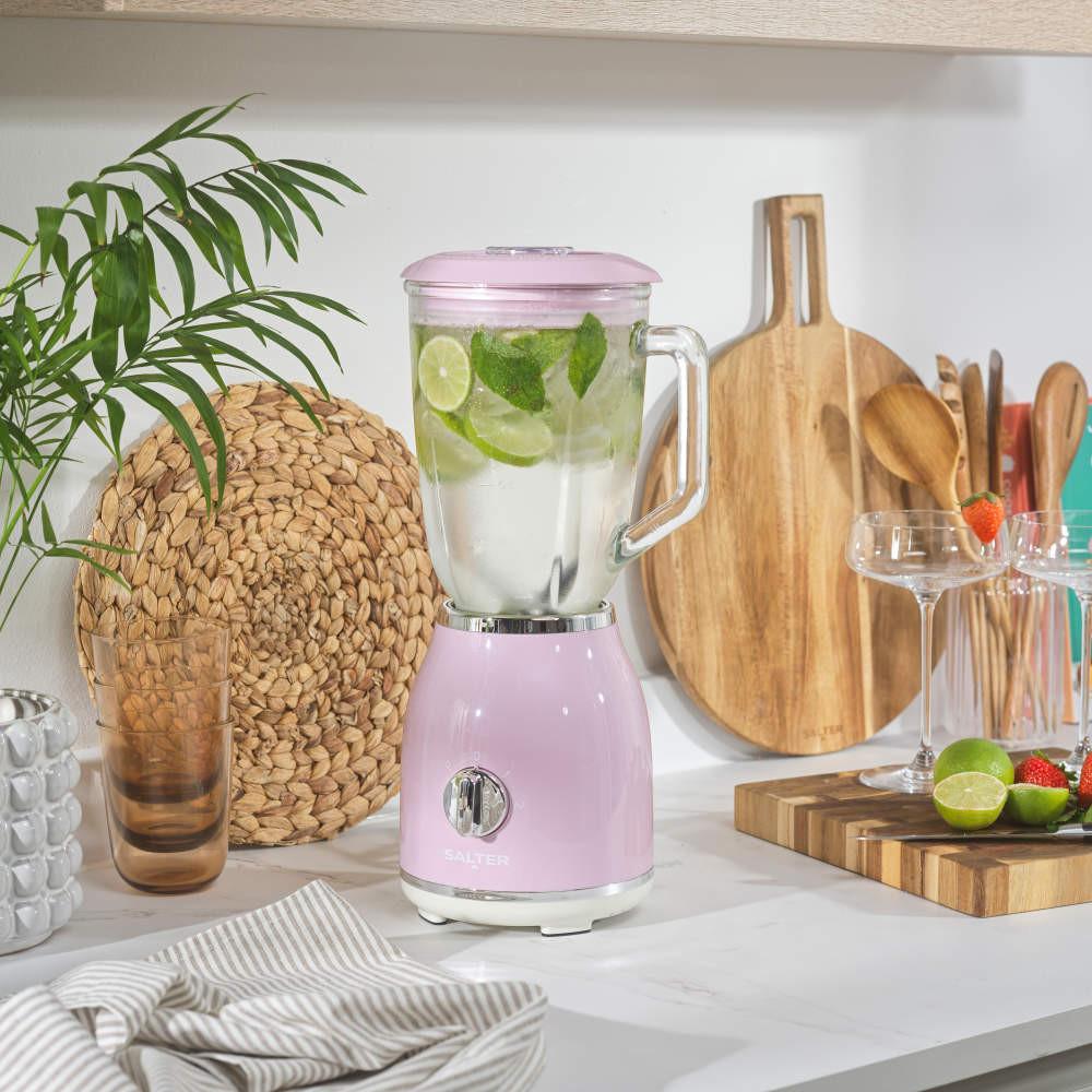 Salter Retro Pink Jug Blender - 1.5L