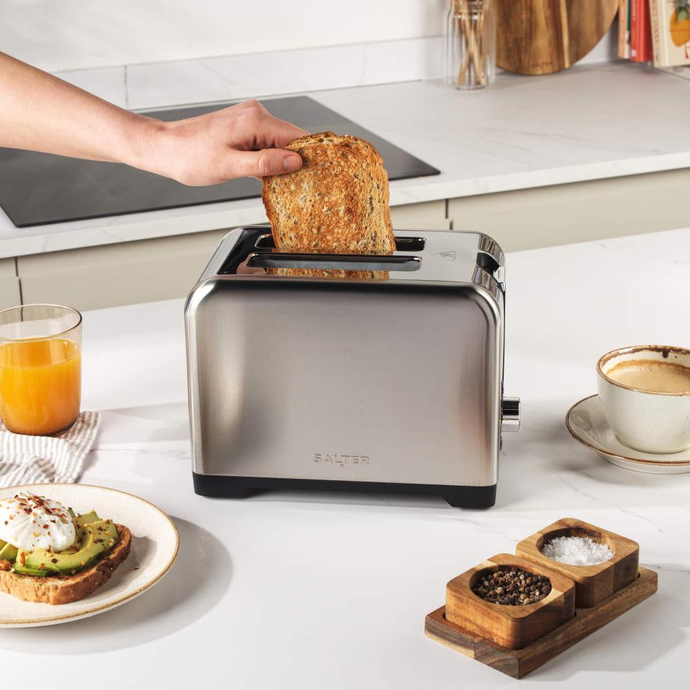 Salter Stainless Steel 2-Slice Toaster