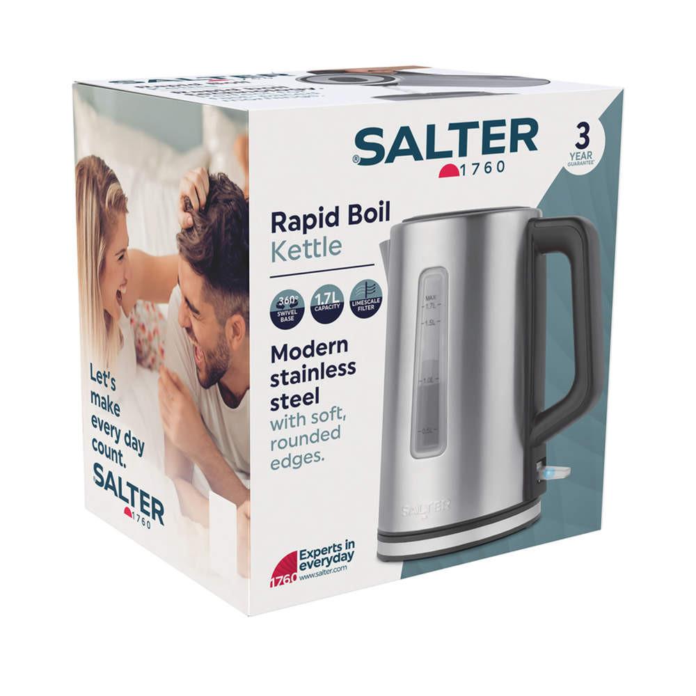 Salter Stainless Steel Kettle - 1.7L