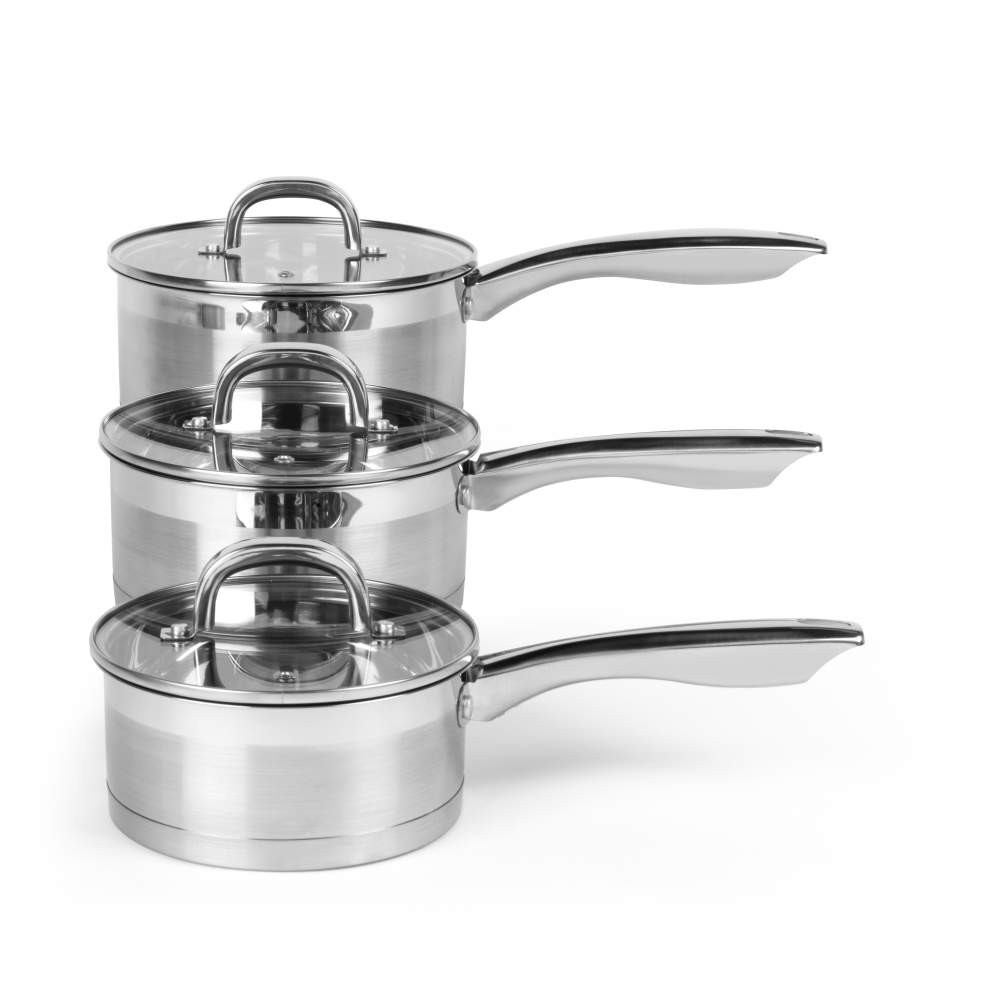 salter Timeless Collection 3-Piece Saucepan Set