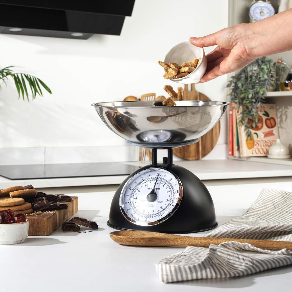 Salter Timeless Mechanical Kitchen Scale – Black