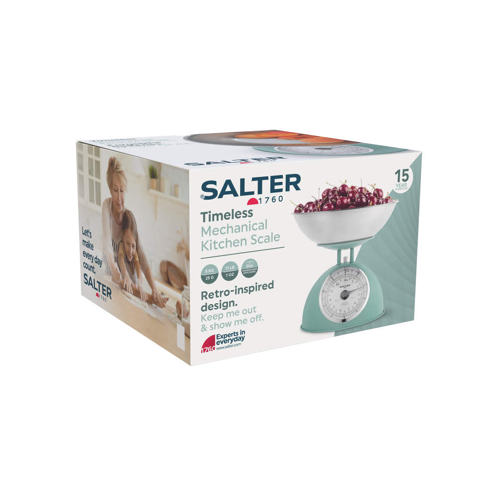 Salter Timeless Mechanical Kitchen Scale – Green