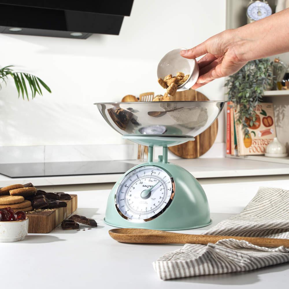 Salter Timeless Mechanical Kitchen Scale – Green