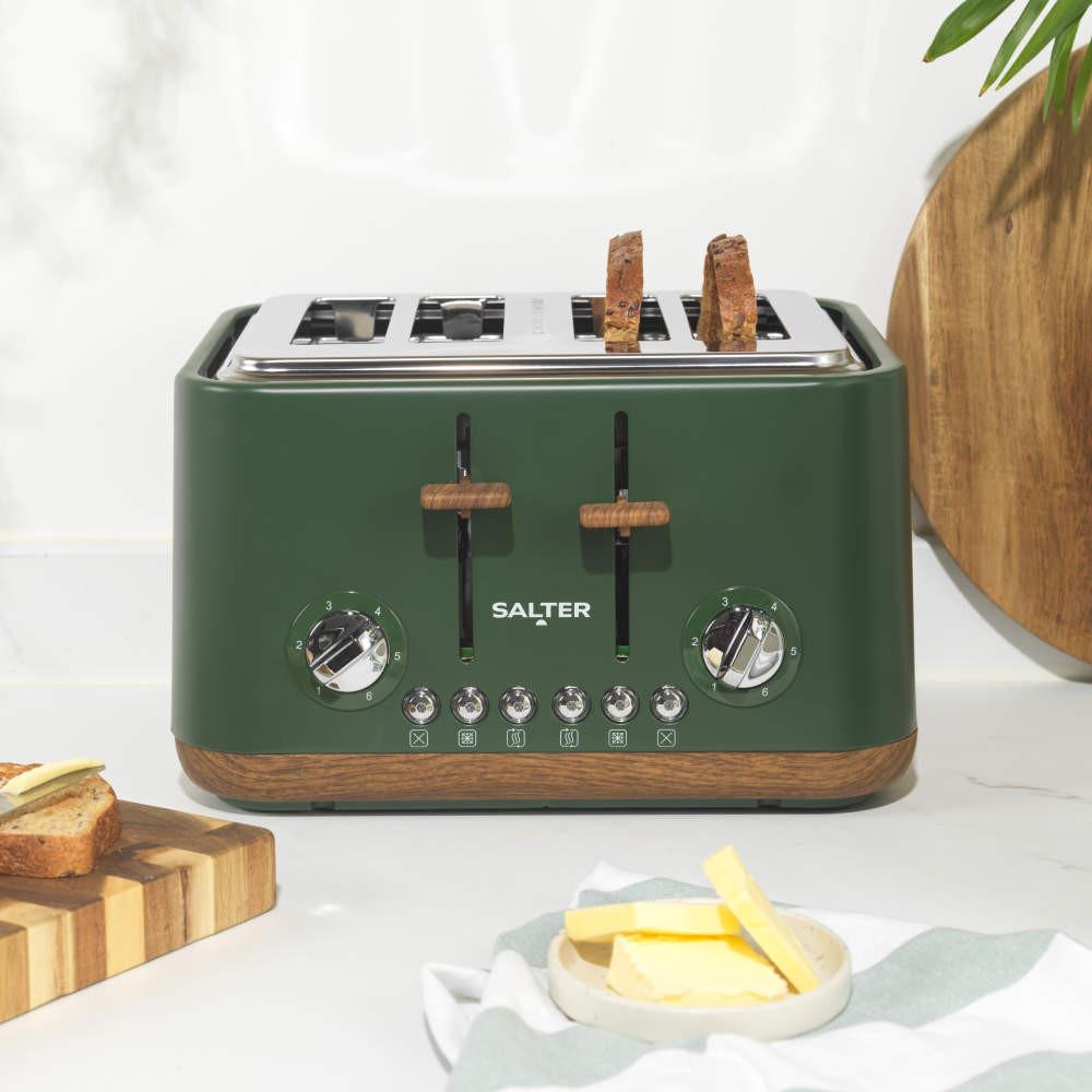 Salter Toronto 4-Slice Toaster – Green