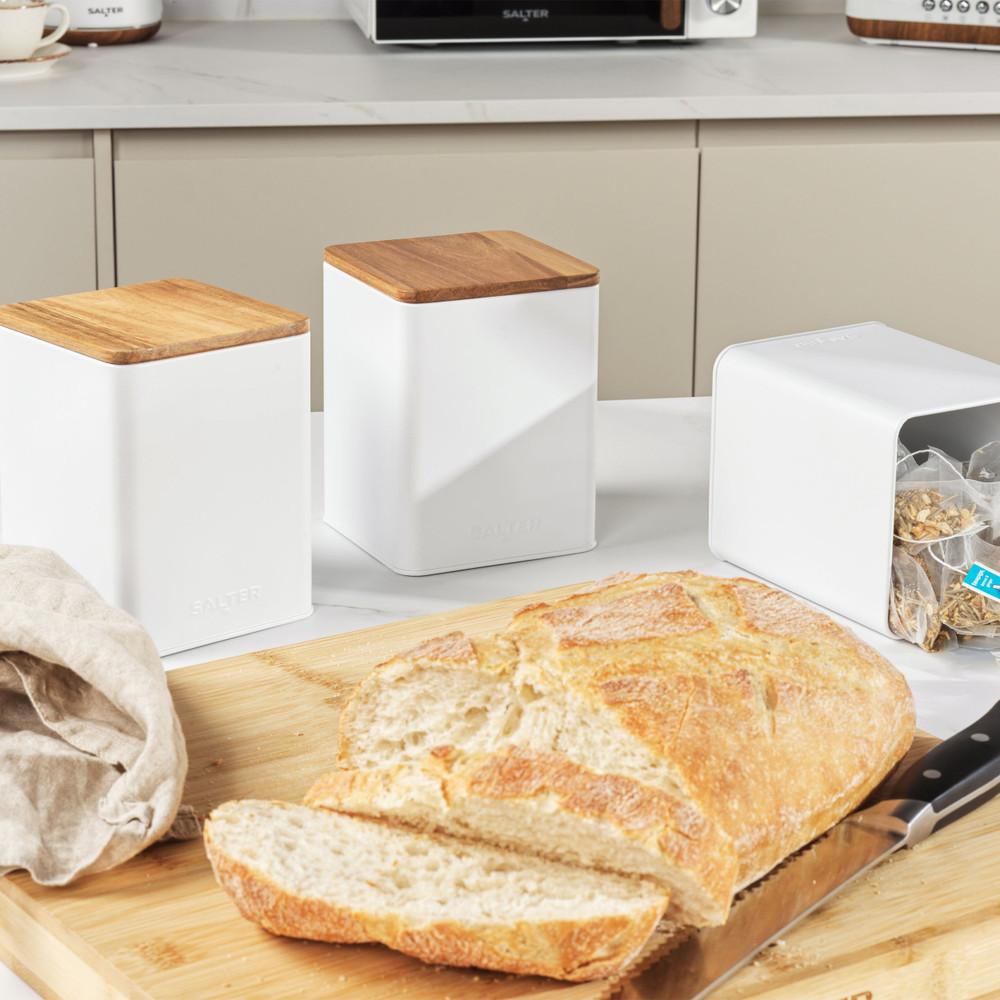 Salter Toronto 5-Piece Countertop Set - White