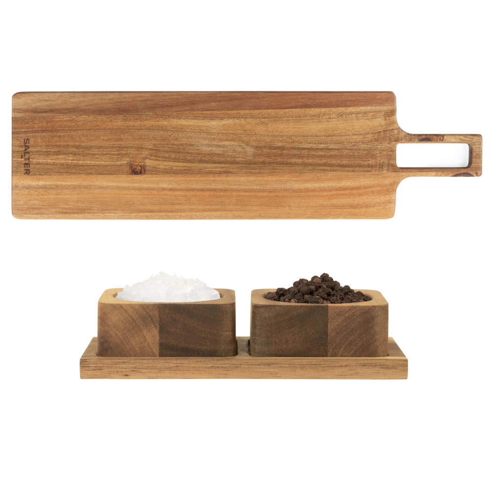 salter Toronto 55 cm Serving Board & Pinch Pot Set