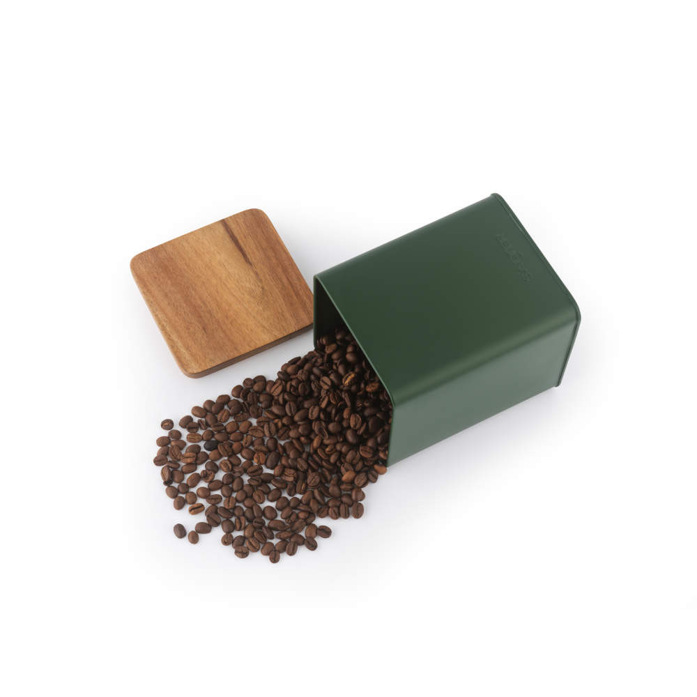 Salter Toronto Bread Bin & Canister Set - Green