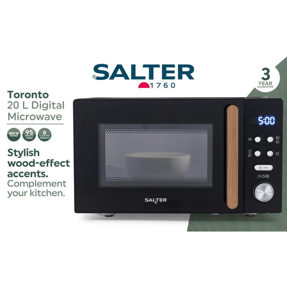 Salter Toronto Digital Microwave - Black