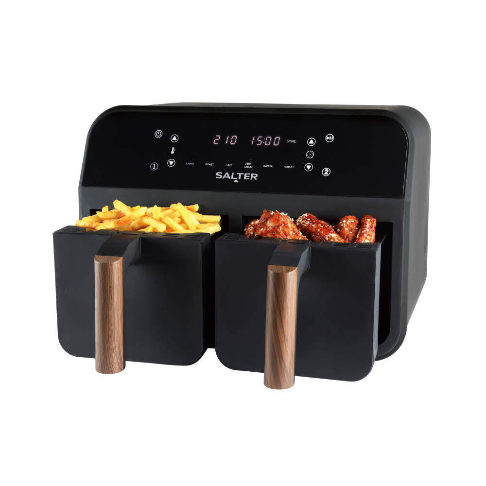 Salter Toronto Dual Air Fryer - Black