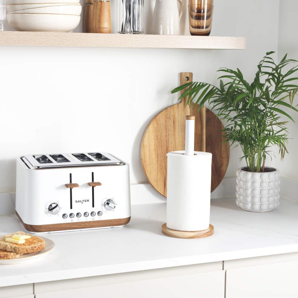 Salter Toronto Kitchen Roll Holder - White