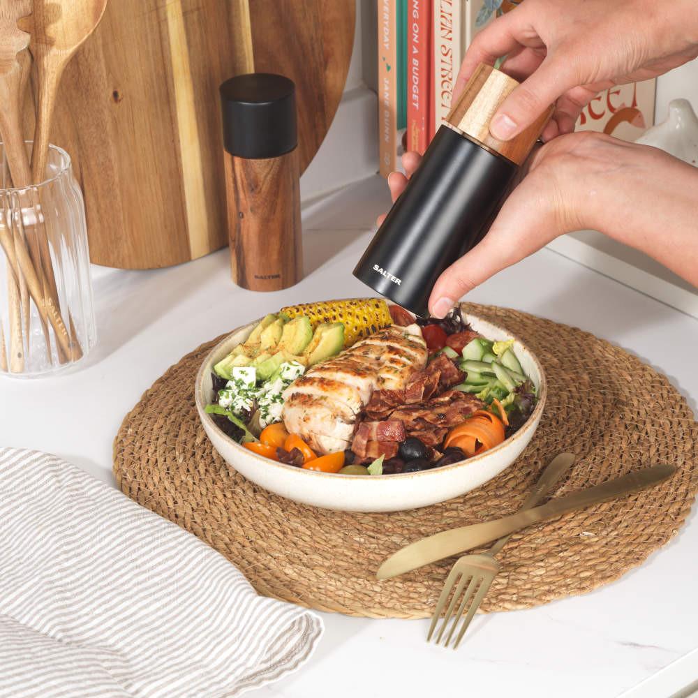 Salter Toronto Salt & Pepper Mills - Black