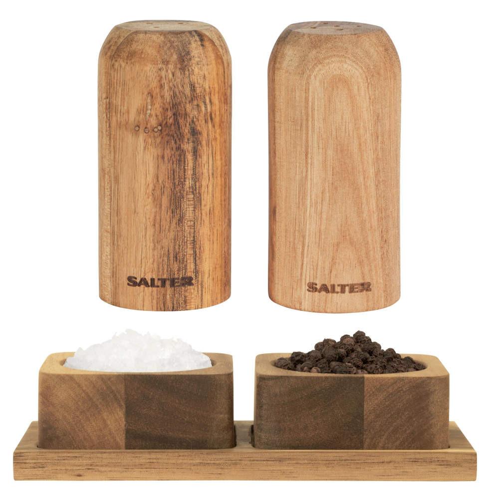 salter Toronto Salt & Pepper Shakers and Pinch Pots