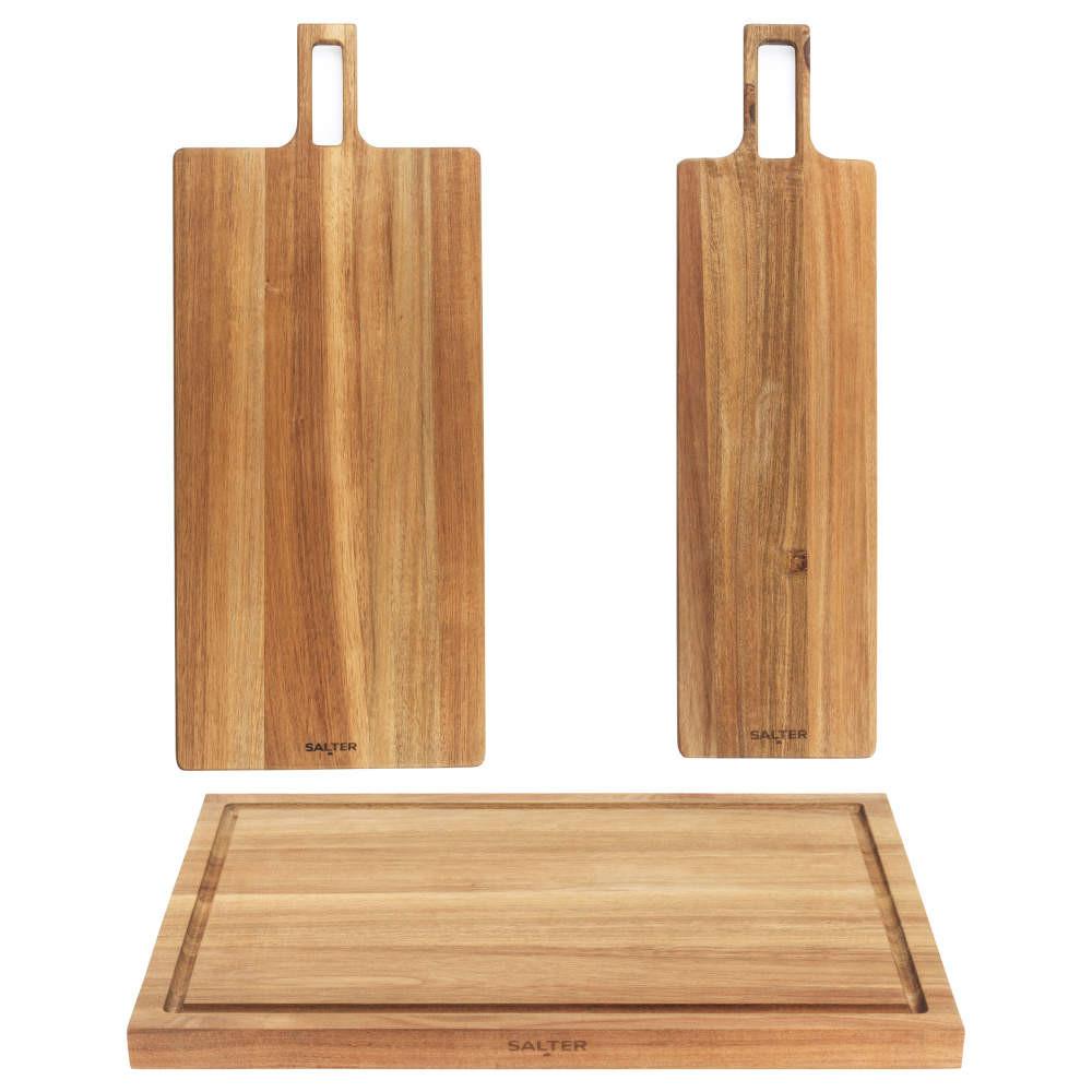 salter Toronto Serving & Chopping Board Set – 3 Piece
