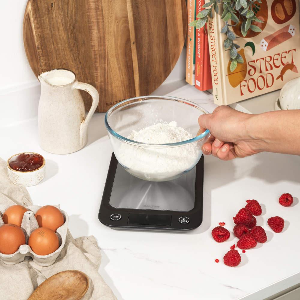 Salter Ultra Slim Digital Kitchen Scale - Black