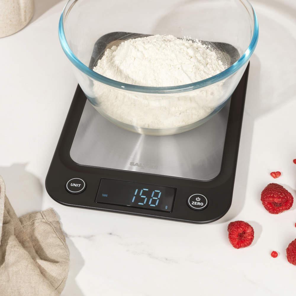 Salter Ultra Slim Digital Kitchen Scale - Black