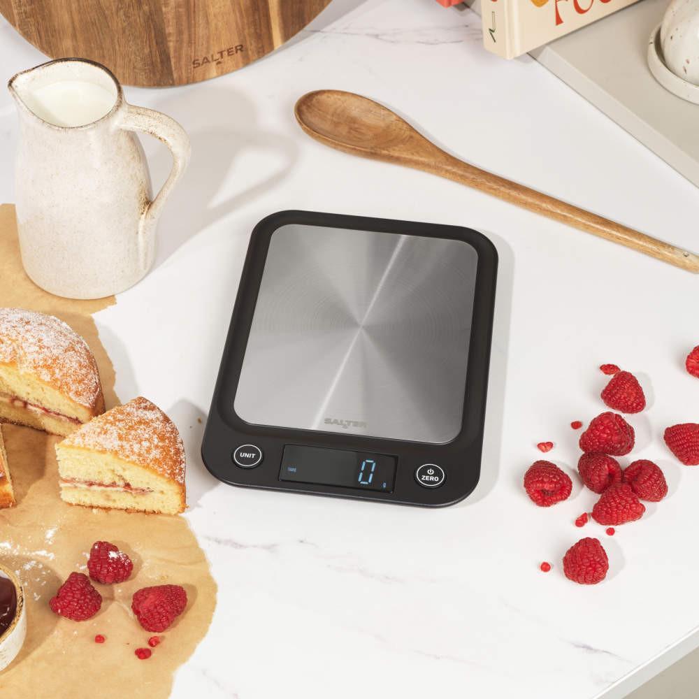 Salter Ultra Slim Digital Kitchen Scale - Black