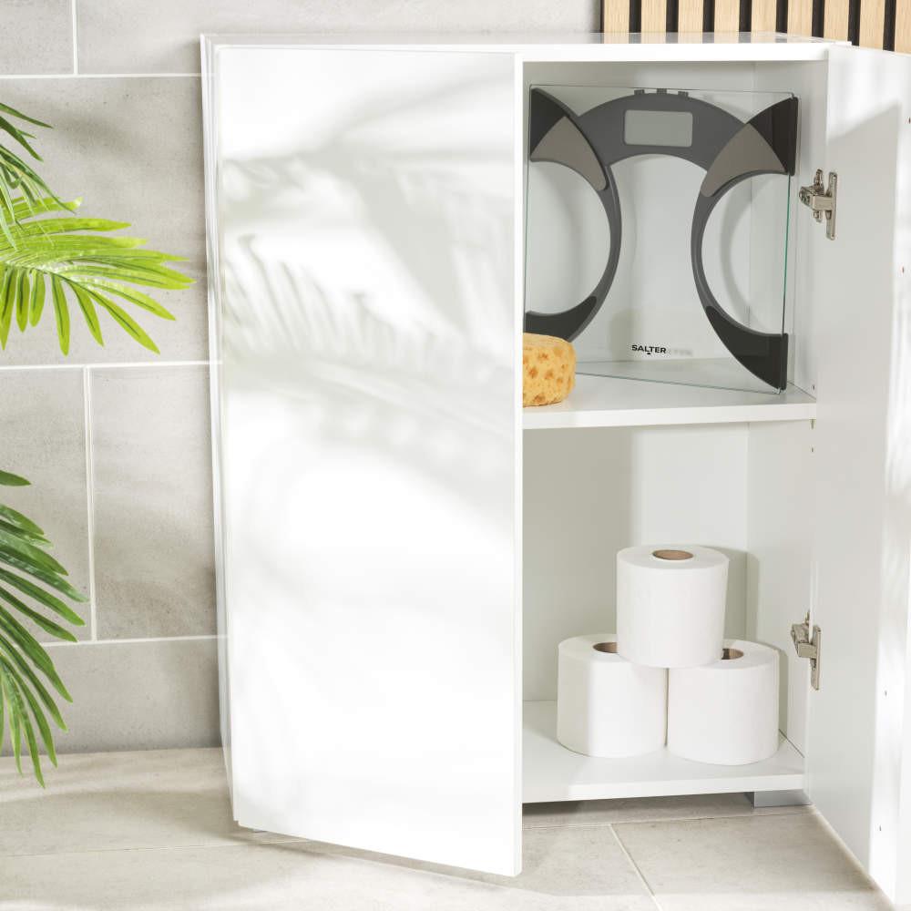 Salter Ultra Slim Glass Analyser Bathroom Scale