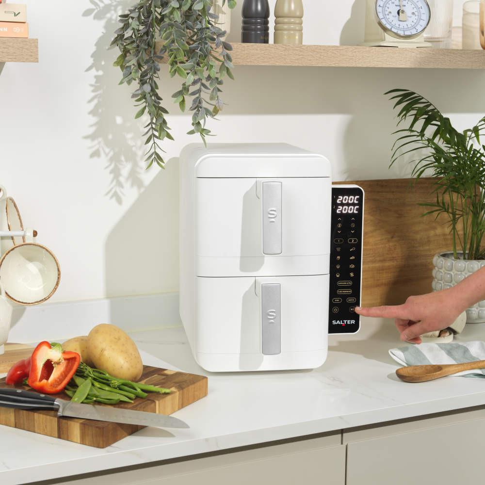 Salter VertiCook Ultra Stackable Air Fryer - White