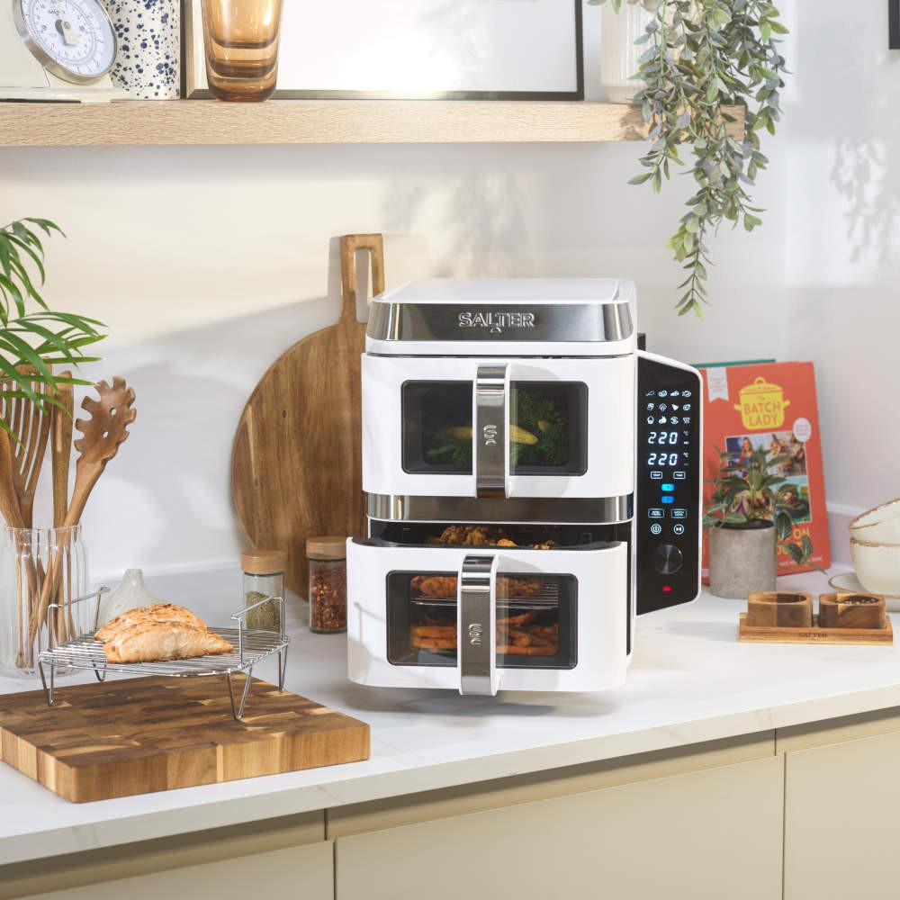 Salter VertiCook View Air Fryer - White
