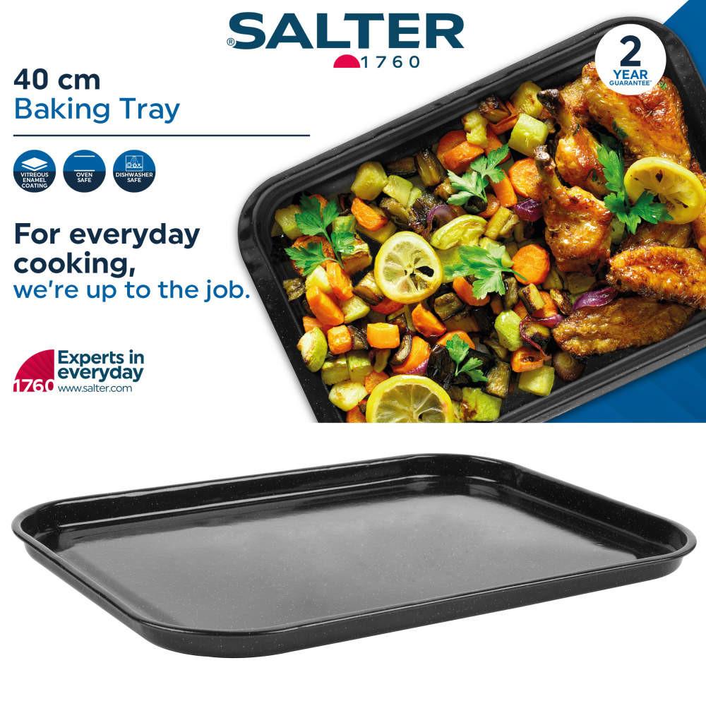 Salter Vitreous Enamel 40cm Baking Tray