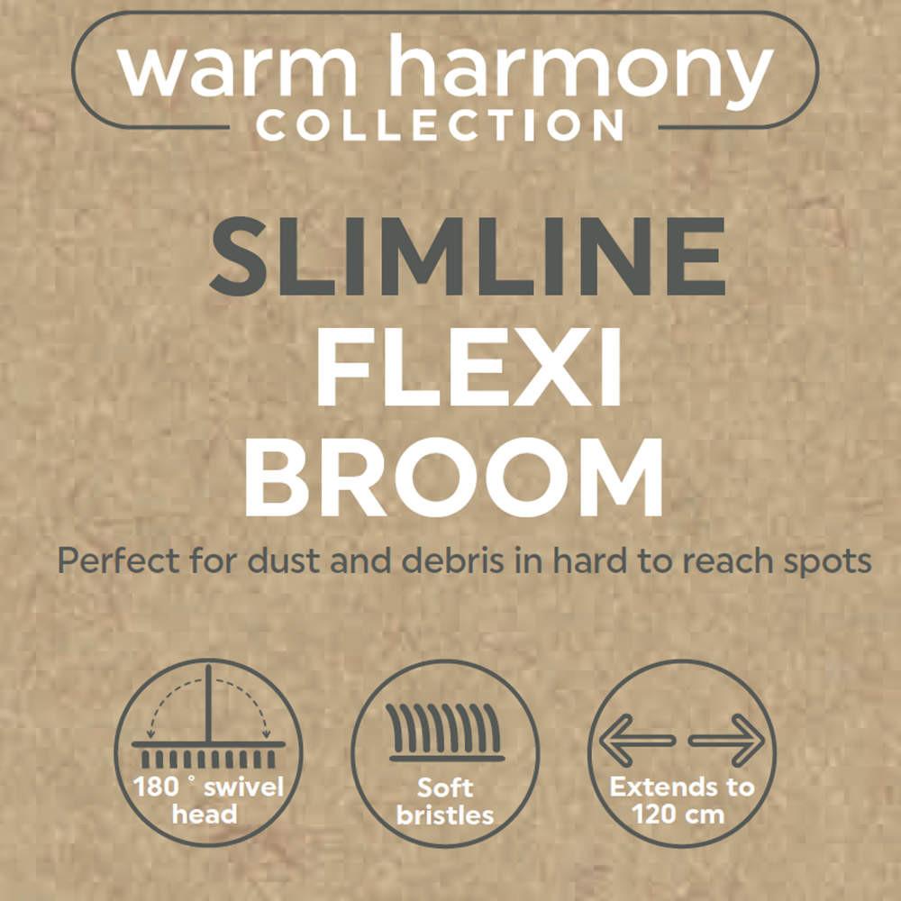 Salter Warm Harmony Slimline Flexi Broom