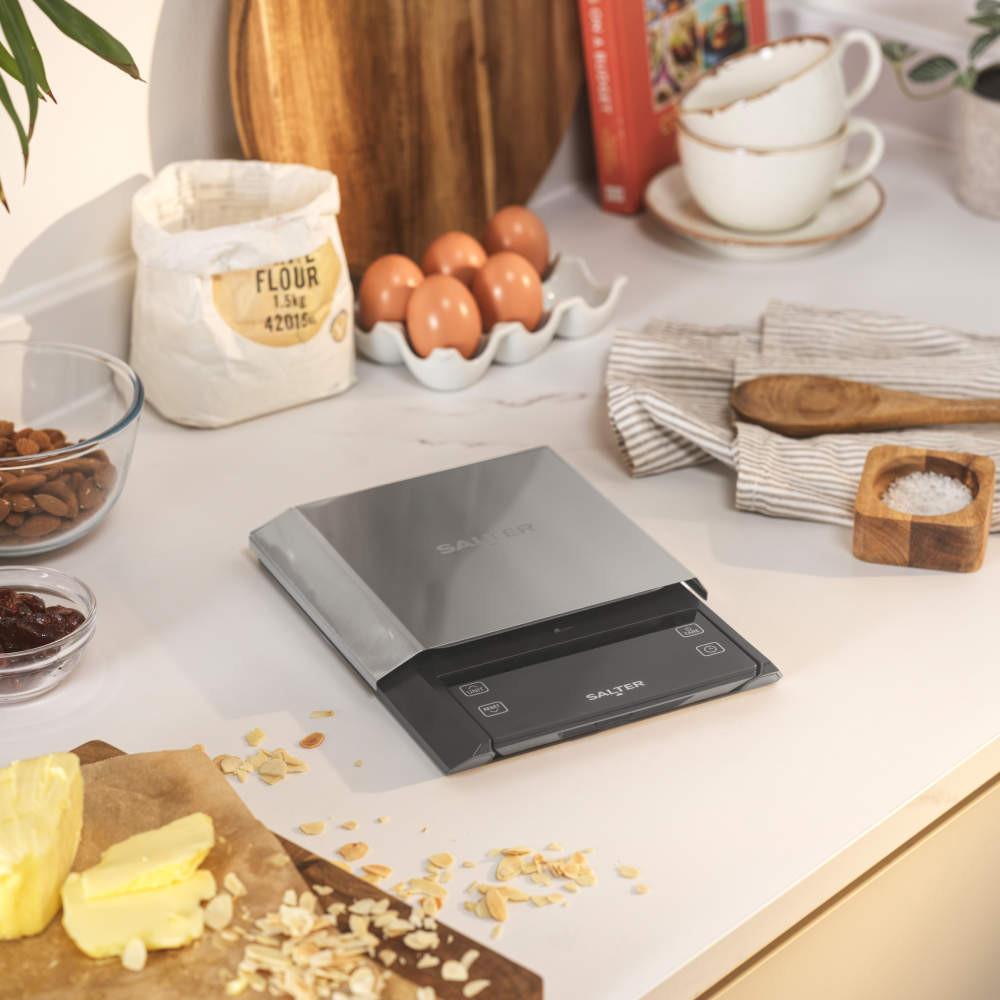 Salter Wireless Display Kitchen Scale - Silver