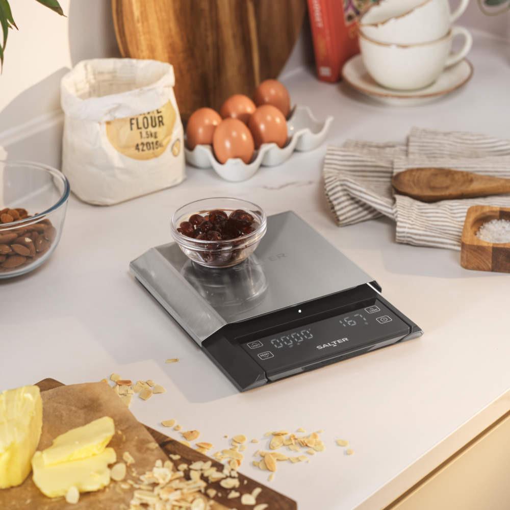 Salter Wireless Display Kitchen Scale - Silver