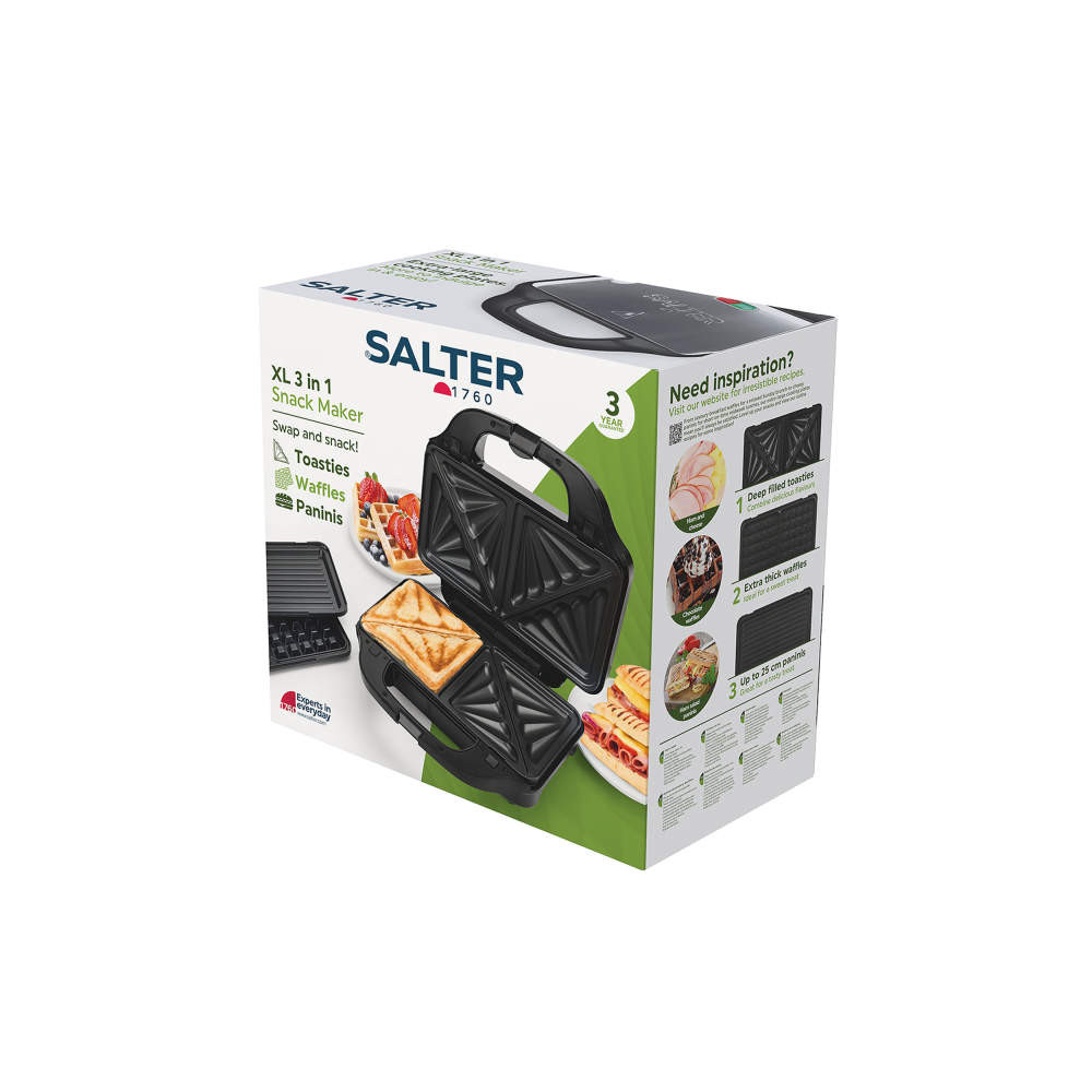 Salter XL 3-in-1 Snack Maker