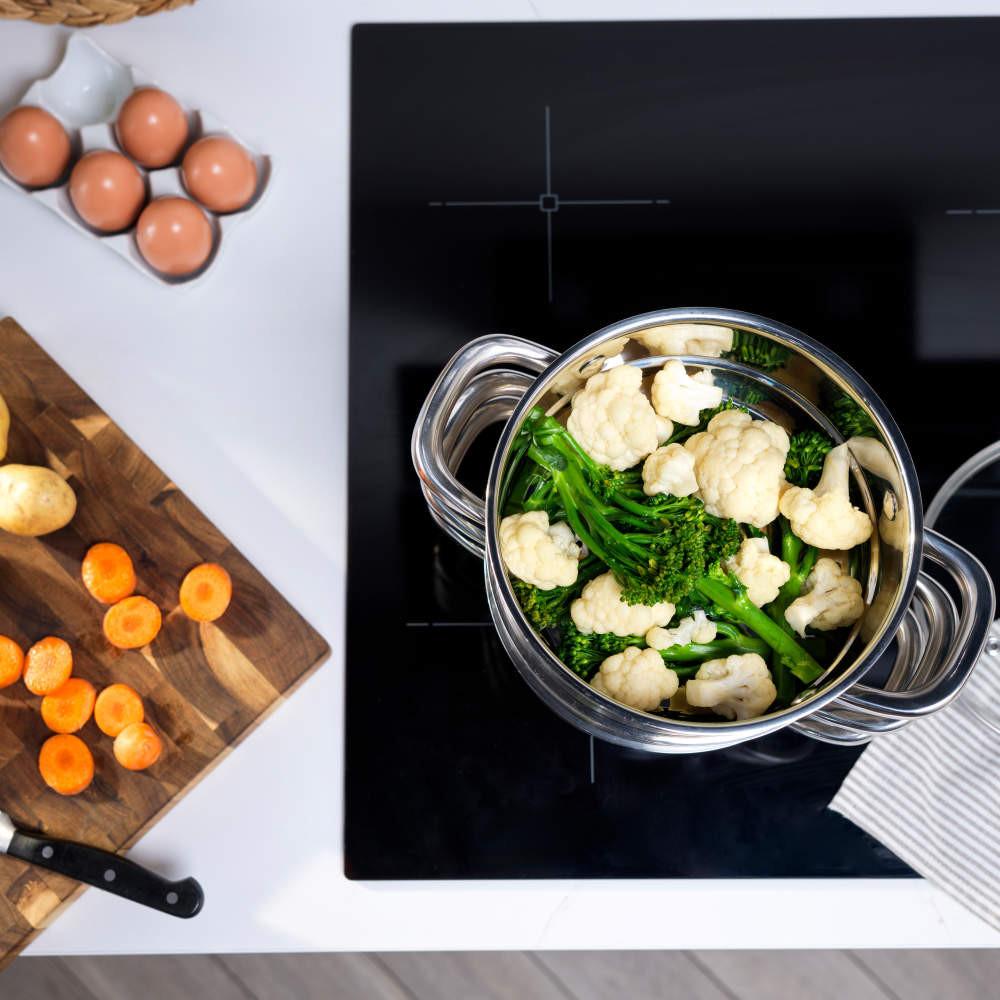 Salter Timeless 3 Tier Steamer – 18cm Stackable Cooking Pots