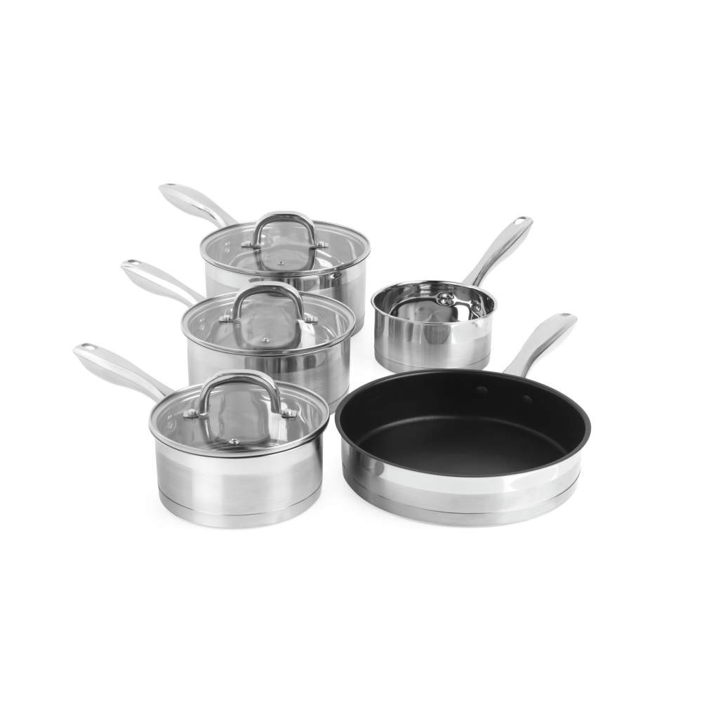 salter Timeless Collection Stainless Steel 5 Piece Pan Set